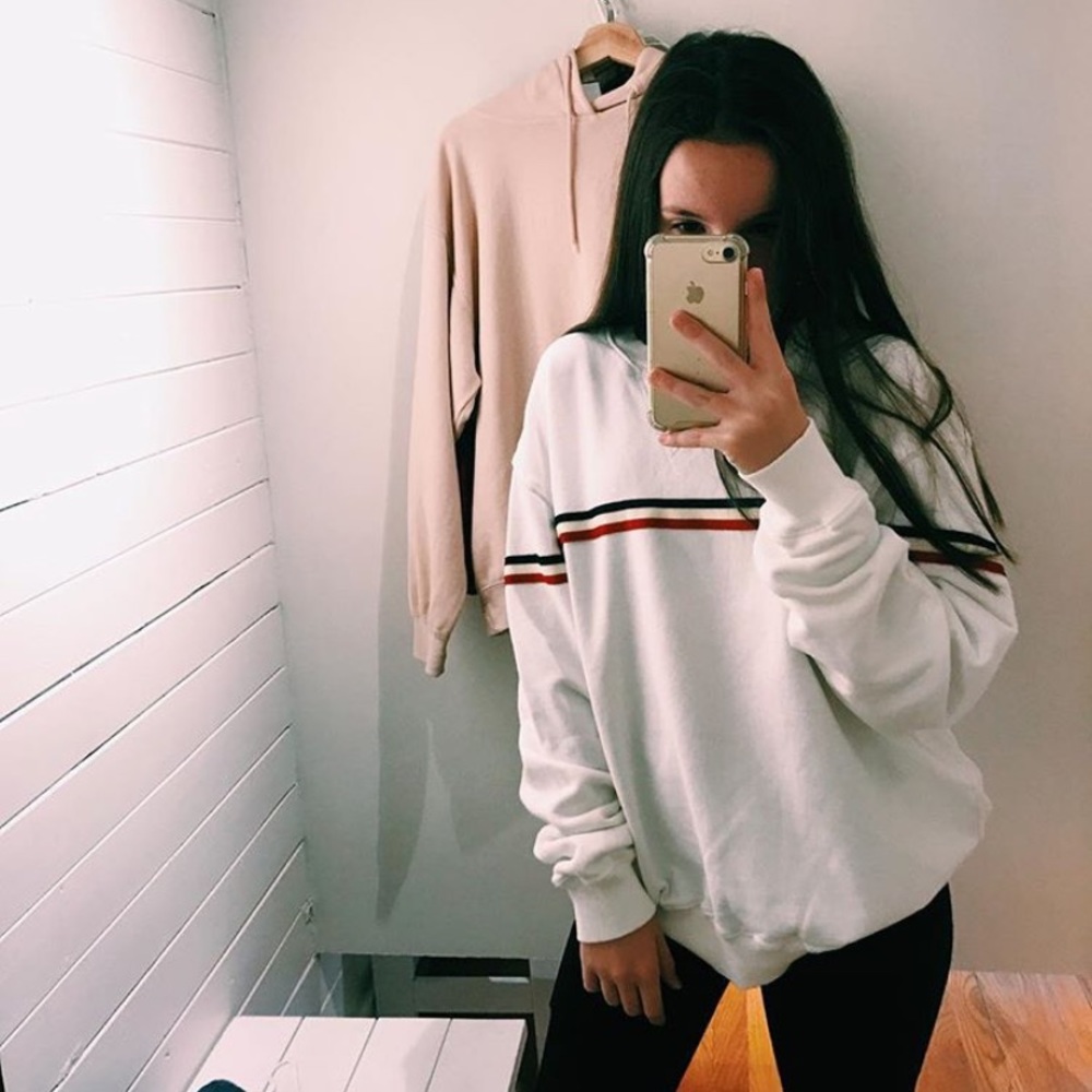 striped brandy melville sweater